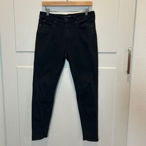 Banana Republic Skinny Fit Black‎ Jeans Women Size 29 8 Made in Bangladesh